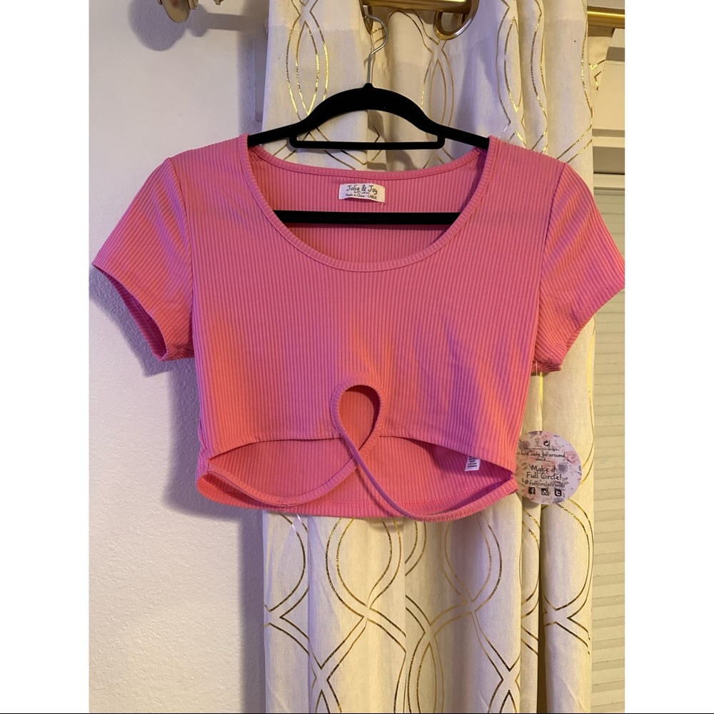 Cross Front Crop Top